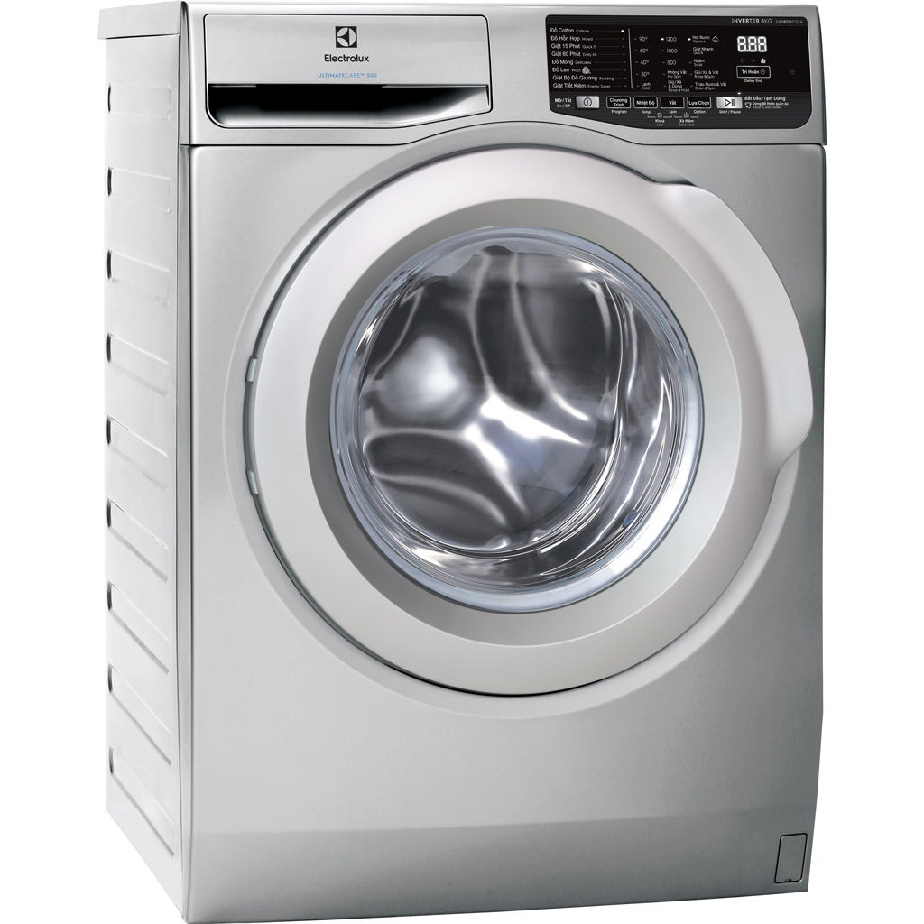 Máy giặt Electrolux Inverter 8 kg EWF8025CQSA mặt nghiêng phải