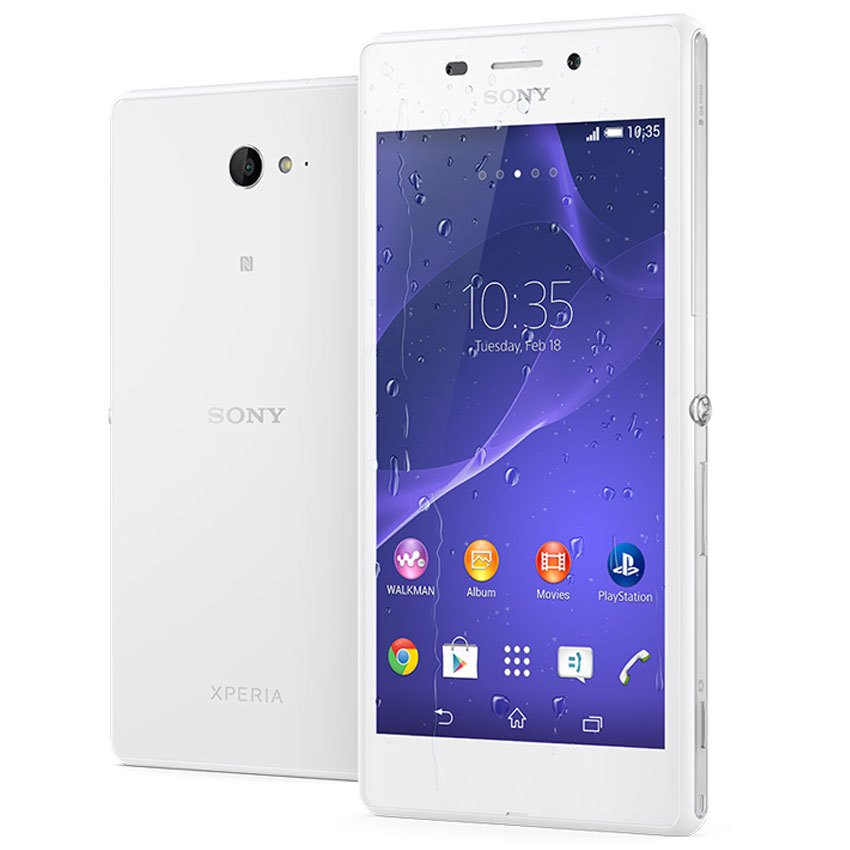 Điện Thoại Di Động Sony Xperia M2 Aqua White Giá Tốt Tại Nguyenkim.Com