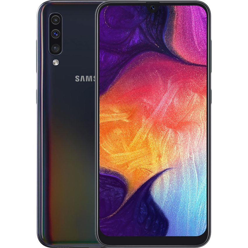 Điện thoại Samsung Galaxy A50 đen 64GB