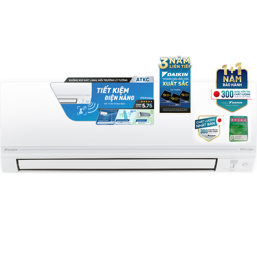 Máy lạnh Daikin Inverter 1 HP ATKC25UAVMV