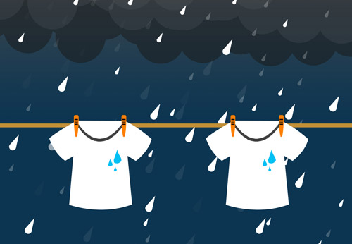 Trời mưa liên miên, cần làm gì để quần áo mau khô? | Nguyễn Kim Blog