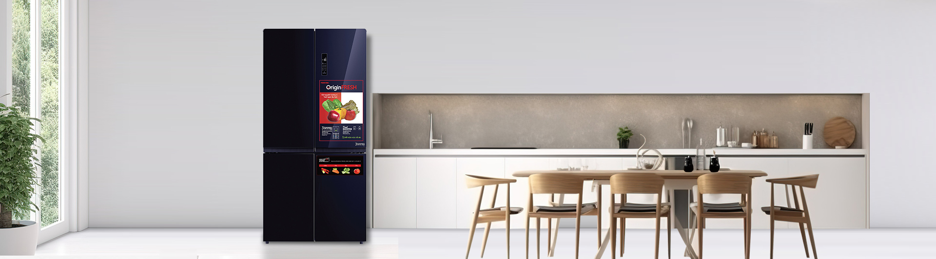 Tủ lạnh Toshiba Inverter 622 lít GR-RF690WE-PGV