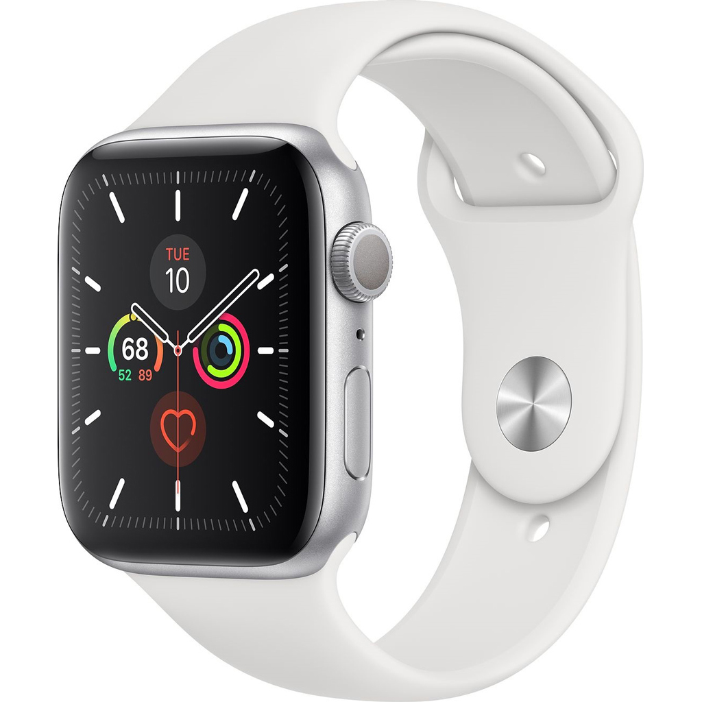 Apple Watch Series 5 GPS 40mm Silver - White Sport Band