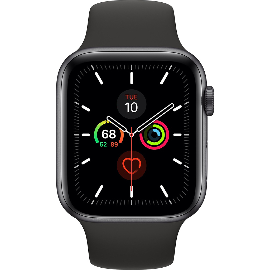 Apple Watch Series 5 GPS 44mm Space Grey - Black Sport Band