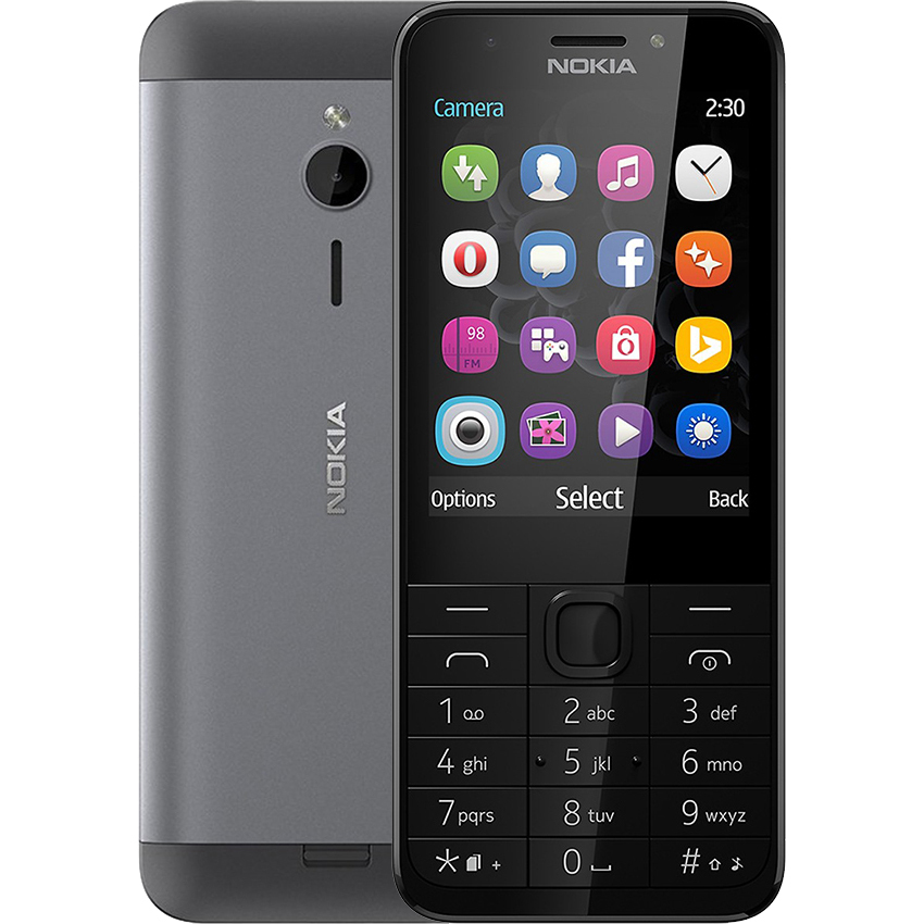 Nokia 230 DS VN Light Grey (2018) giá tốt tại Nguyễn Kim