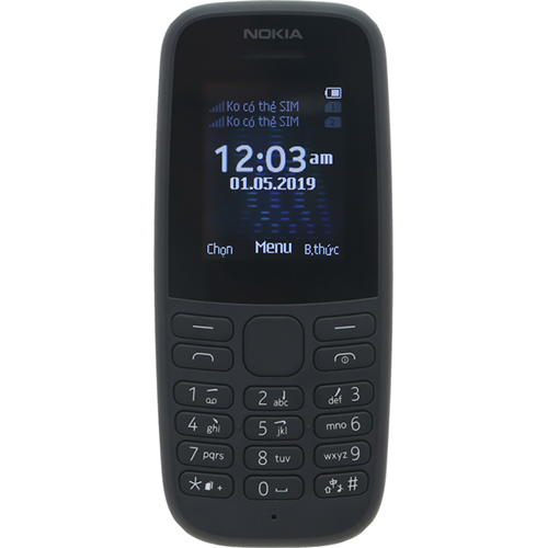 Điện Thoại Nokia 105 DS VN Black (2019) | Nguyễn Kim
