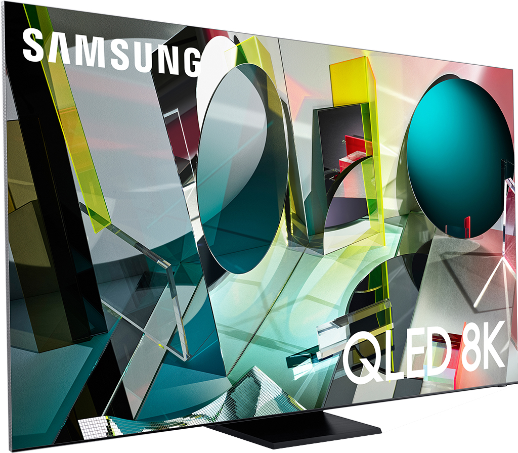Smart Tivi QLED Samsung 8K 65 inch QA65Q950TSKXXV mặt nghiêng trái