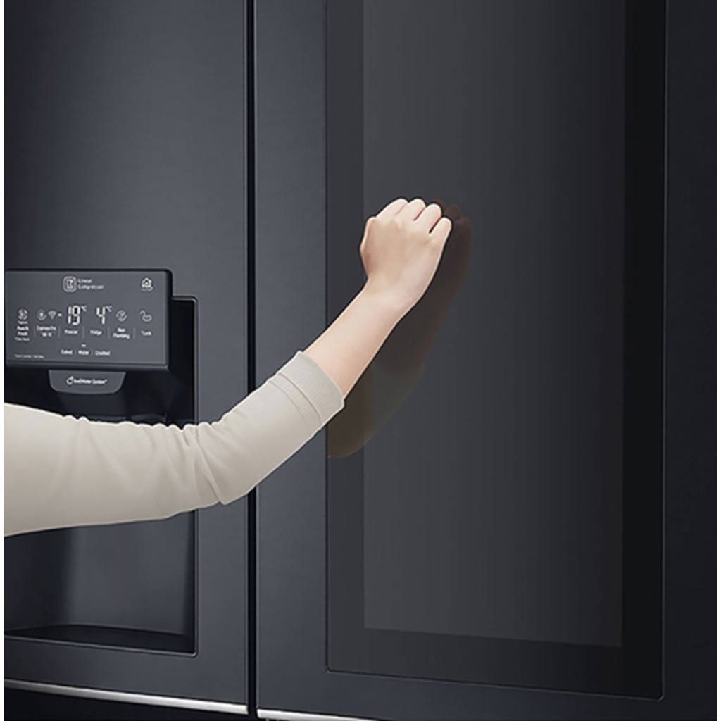 Tủ lạnh LG Inverter 601 lít GR-X247MC chạm nhẹ để thấy bên trong tủ