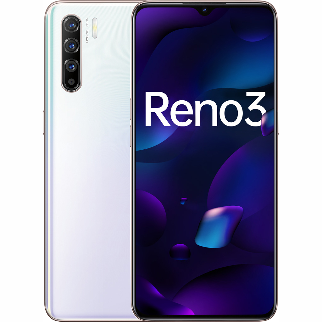 OPPO Reno3 8GB/128GB Trắng Giá Tốt, Trả Góp 0