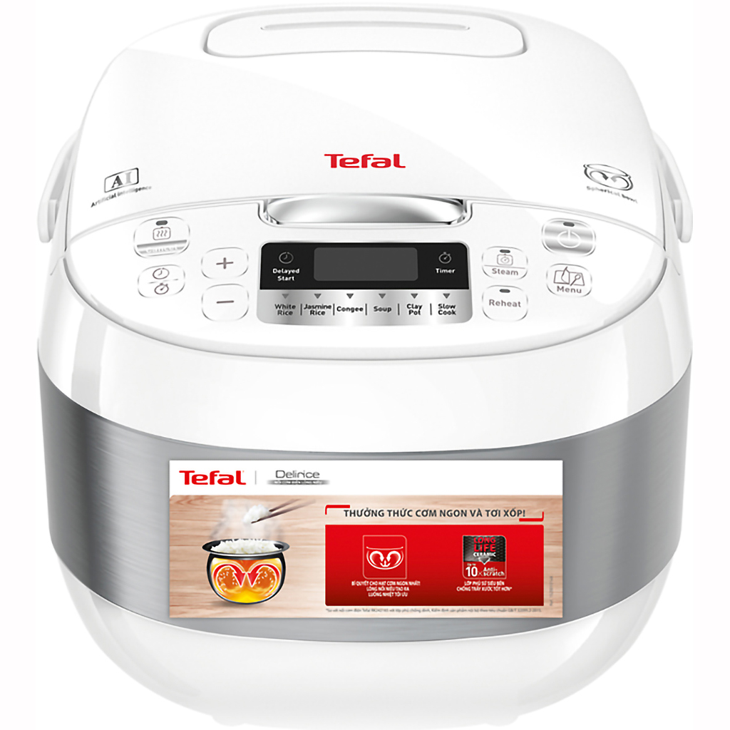 Nồi Cơm Điện Tử Tefal 1.8 Lít Rk752168