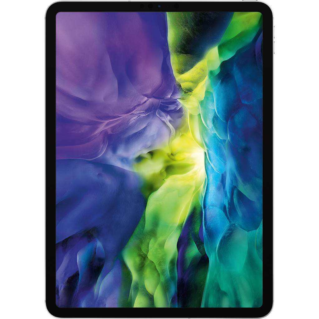 Máy tính bảng Apple iPad Pro 11 inch Wifi Cellular 128GB Bạc 2020 mặt chính diện