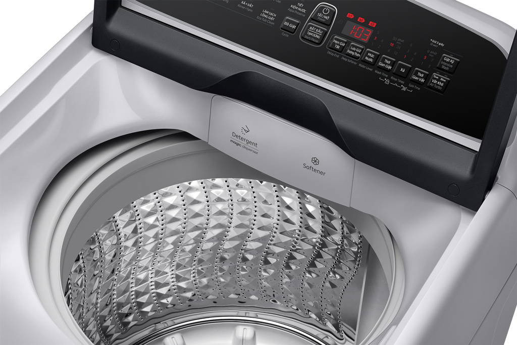 Máy giặt Samsung Inverter 9 kg WA90T5260BY/SV lồng giặt