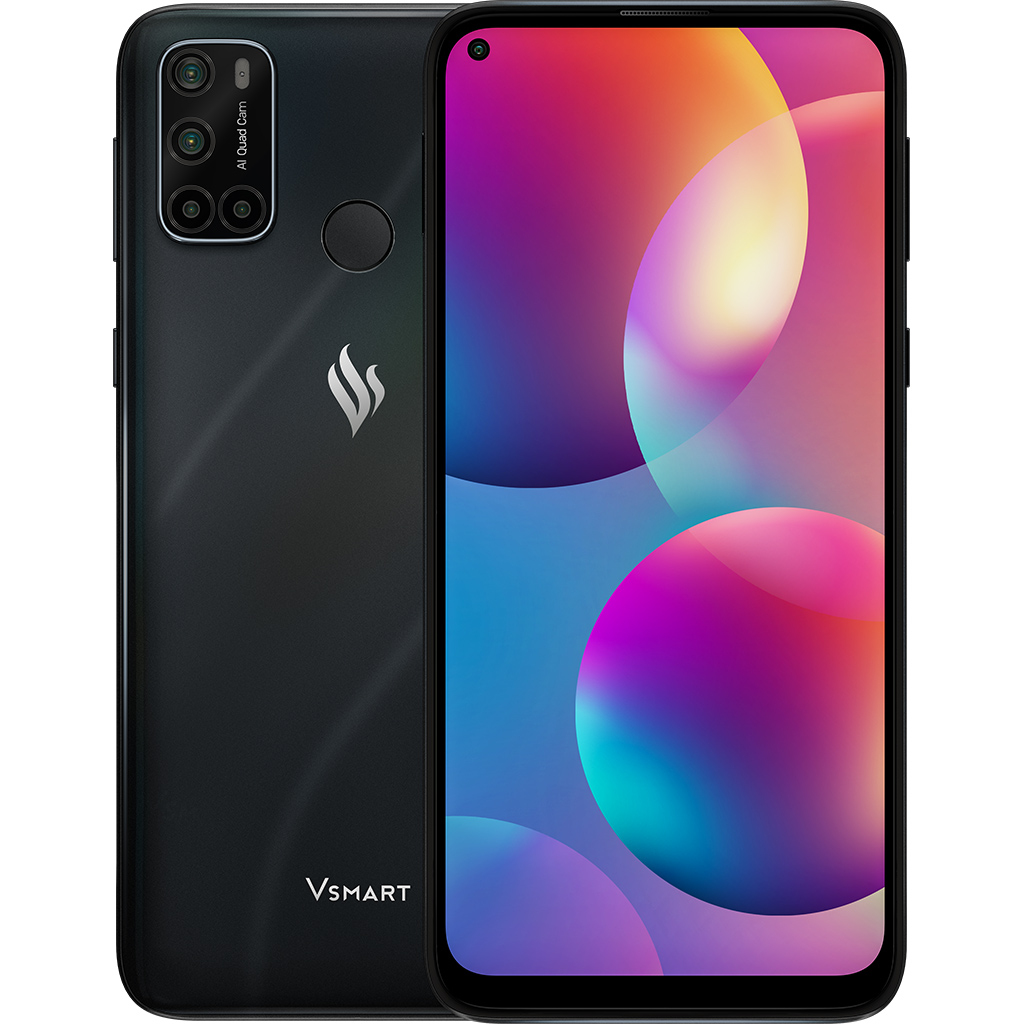Điện Thoại Vsmart Joy 4 (3GB/64GB) Đen Cẩm Thạch