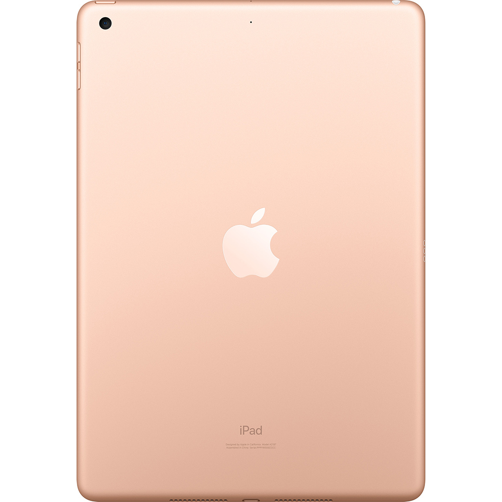 Máy tính bảng iPad 10.2 inch Wifi 32GB MYLC2ZA/A Vàng (2020) mặt lưng