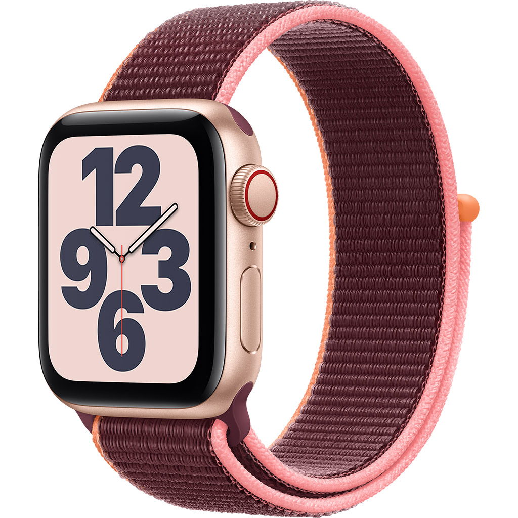 Apple Watch Se Lte 40Mm Vỏ Nhôm Dây Vải Plum