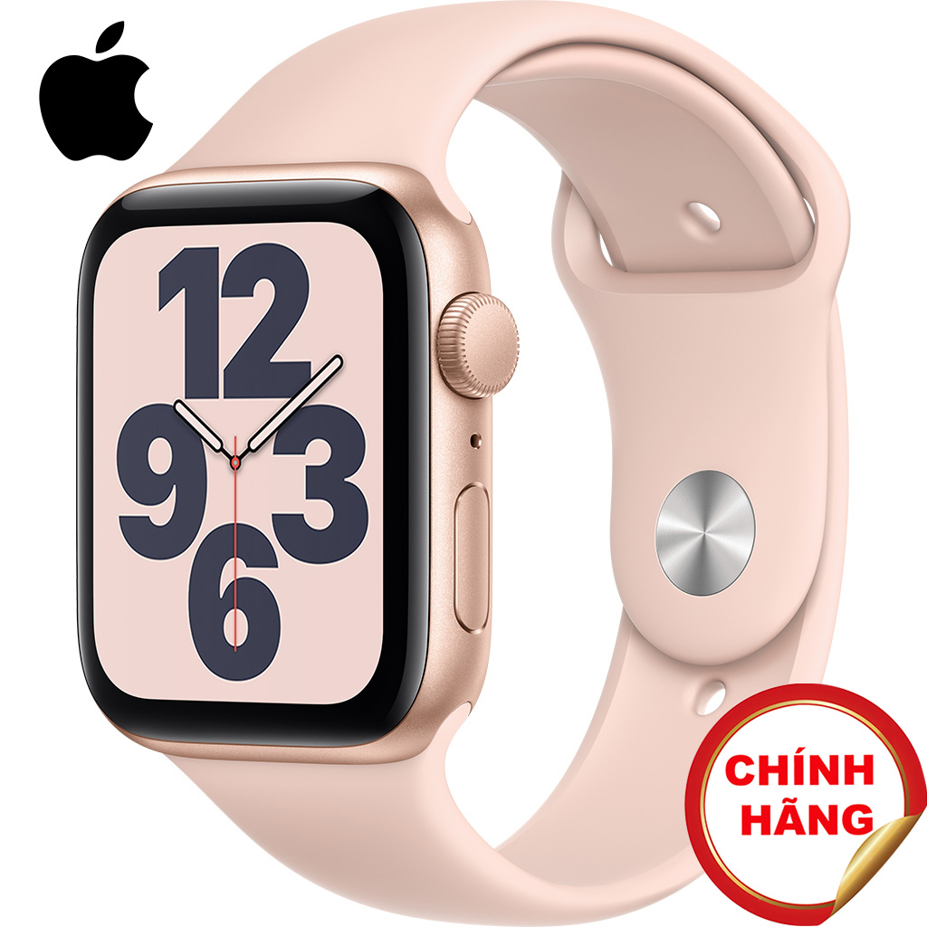 Apple Watch SE GPS 44mm vỏ nhôm dây cao su Hồng