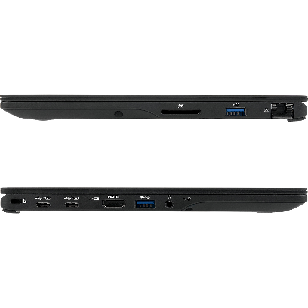 Laptop Fujitsu UH-X i7-1165G7 13.3 inch 4ZR1C14470 mặt cạnh bên