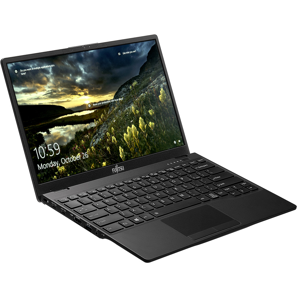 Laptop Fujitsu UH-X i7-1165G7 13.3 inch 4ZR1C14470 mặt nghiêng phải