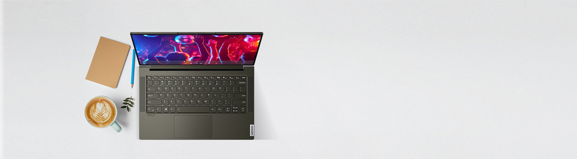 Laptop Lenovo Yoga Slim 7 14ITL05 i5-1135G7 14 inch 82A3002QVN mặt bàn phím