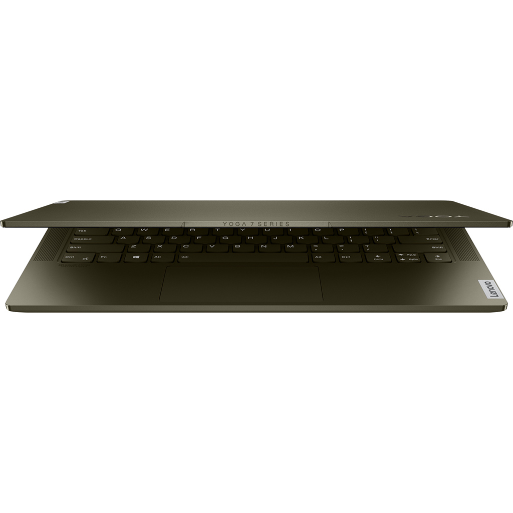 Laptop Lenovo Yoga Slim 7 14ITL05 i5-1135G7 14 inch 82A3002QVN mặt chính diện gập máy