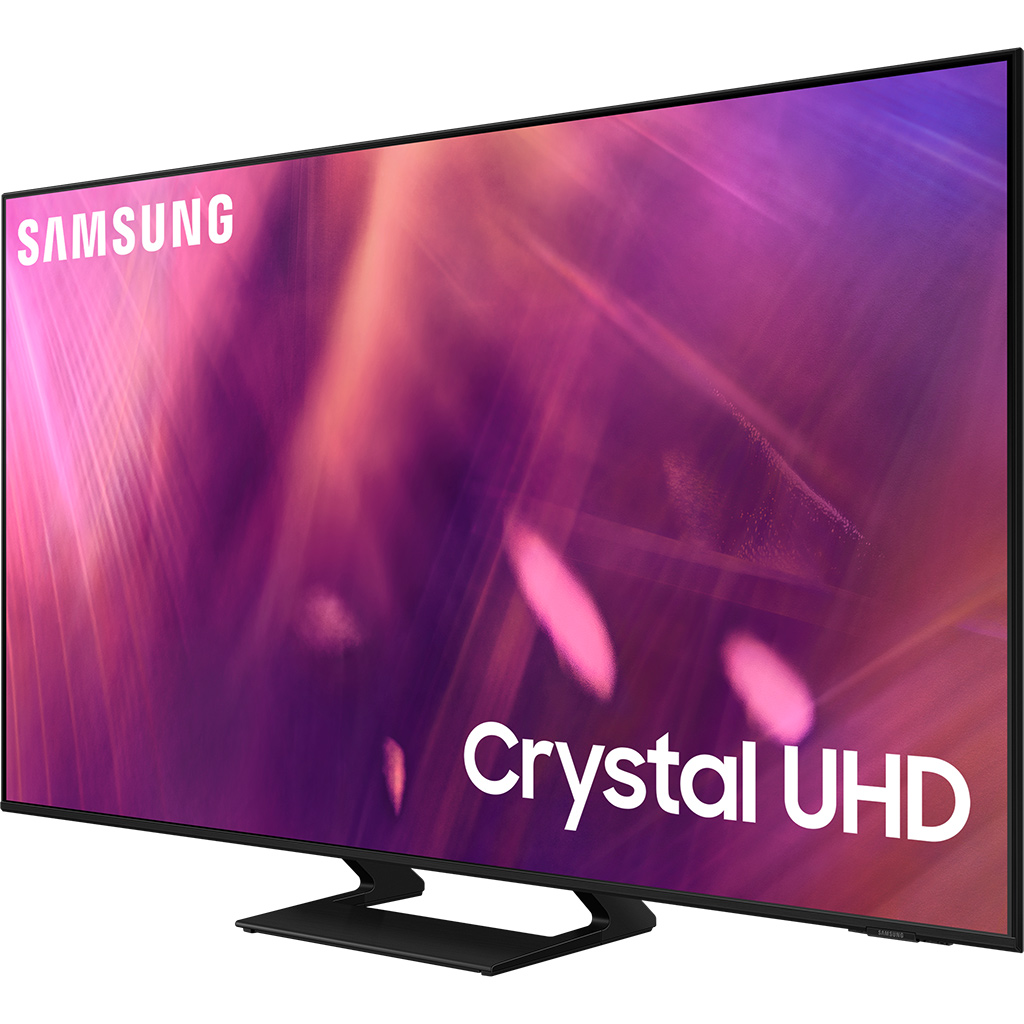 Smart Tivi Samsung Crystal UHD 4K 65 inch UA65AU9000KXXV mặt nghiêng phải