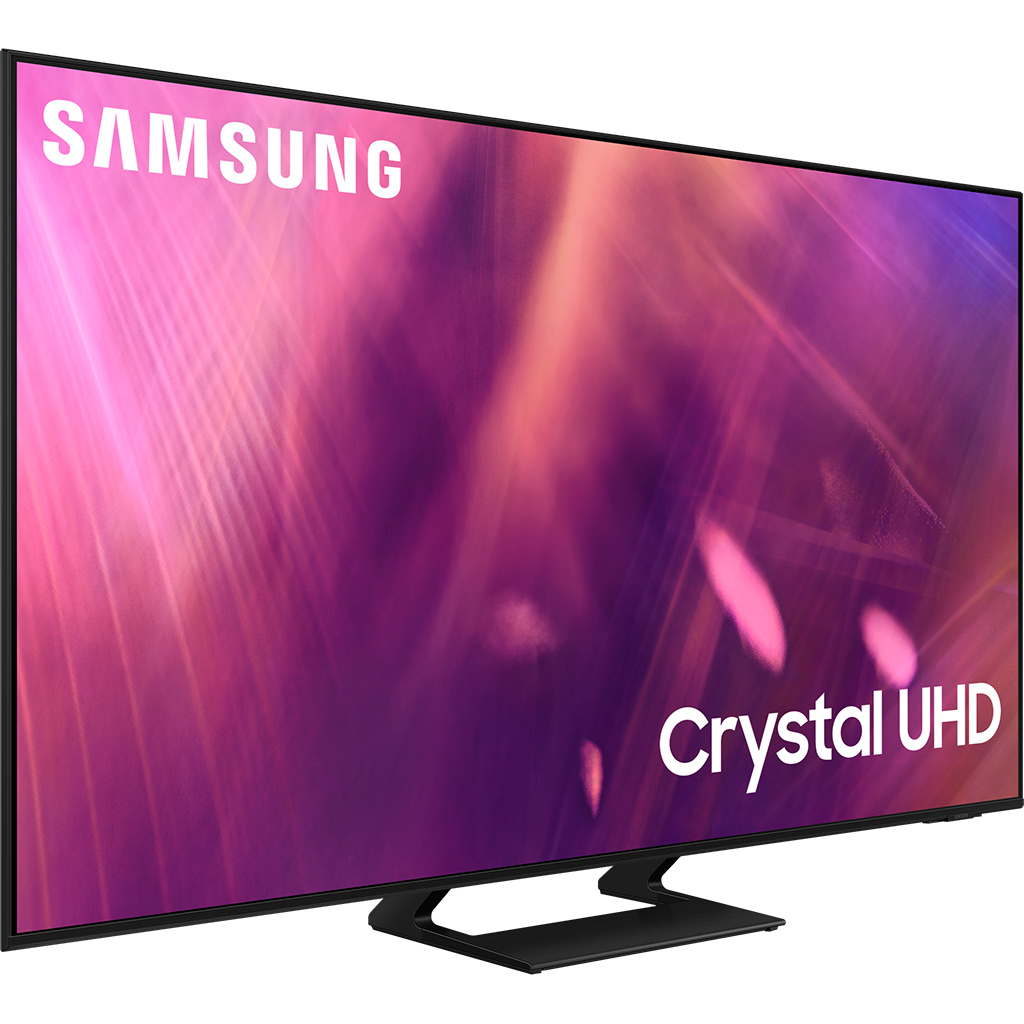 Smart Tivi Samsung Crystal UHD 4K 65 inch UA65AU9000KXXV mặt nghiêng trái