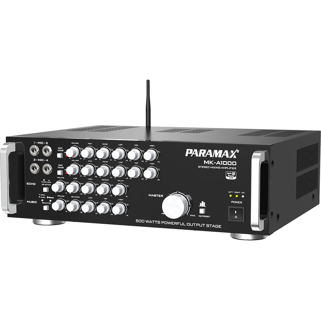 Combo Loa Paramax MK-S1000 + Amply Paramax MK-A1000 + Micro Paramax SM-1000