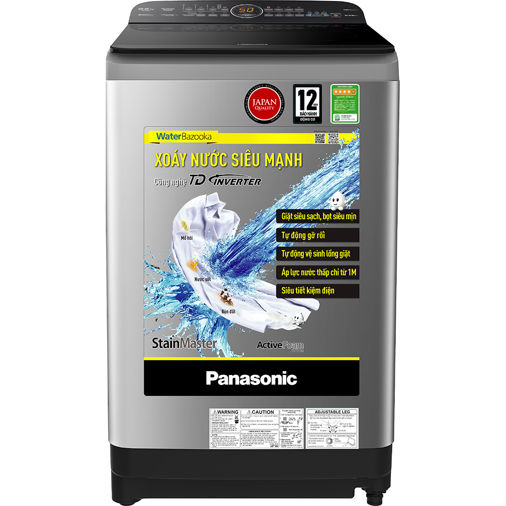 Máy Giặt Panasonic Inverter 9.5 Kg Na - Fd95X1Lrv