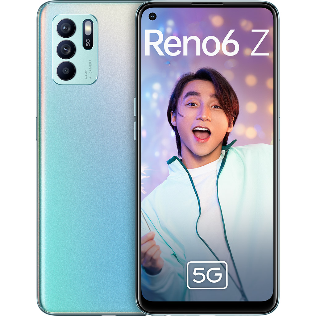 Điện thoại OPPO Reno6 Z 5G 8GB/128GB Bạc