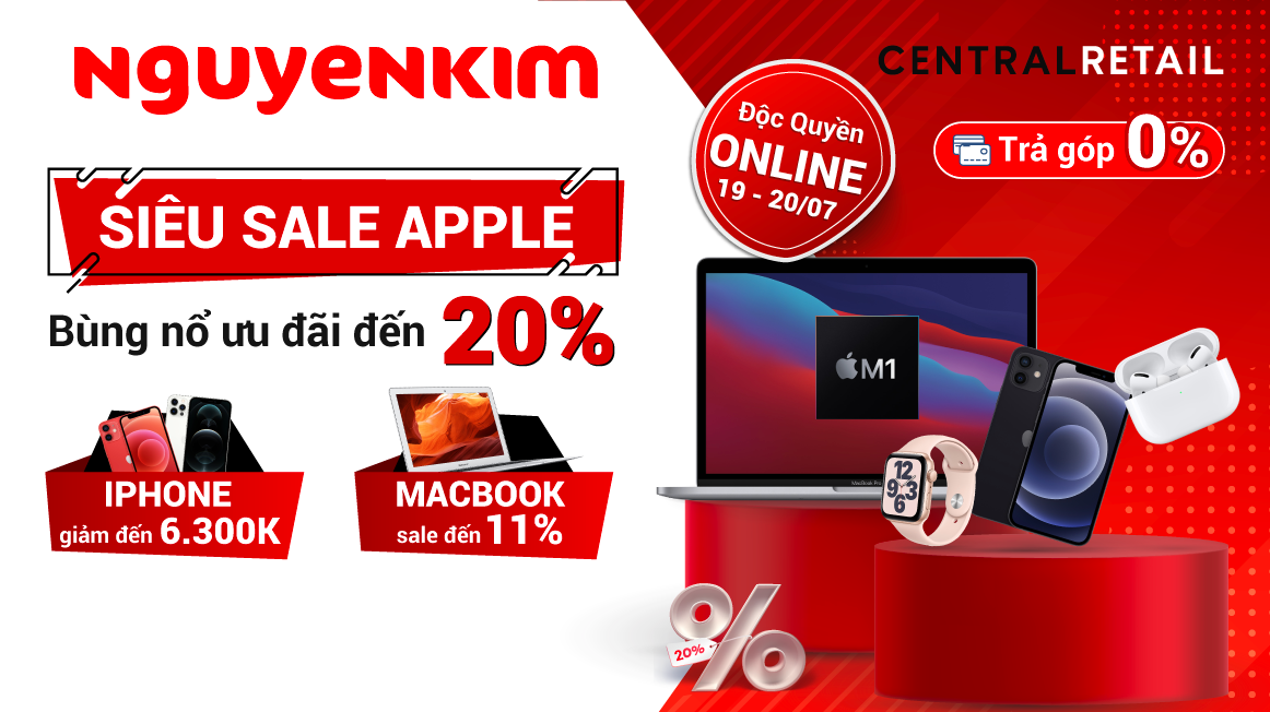 Chào Mừng Apple Day - Săn Siêu Sale Đã Tay | Nguyễn Kim | Nguyễn Kim Blog