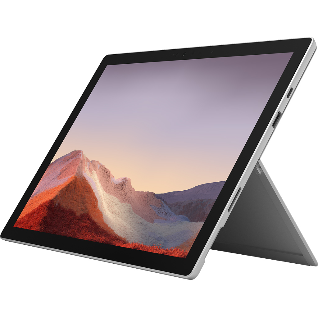 Máy tính bảng Microsoft Surface Pro 7 Core i5 RAM 8GB SSD 128GB mặt nghiêng
