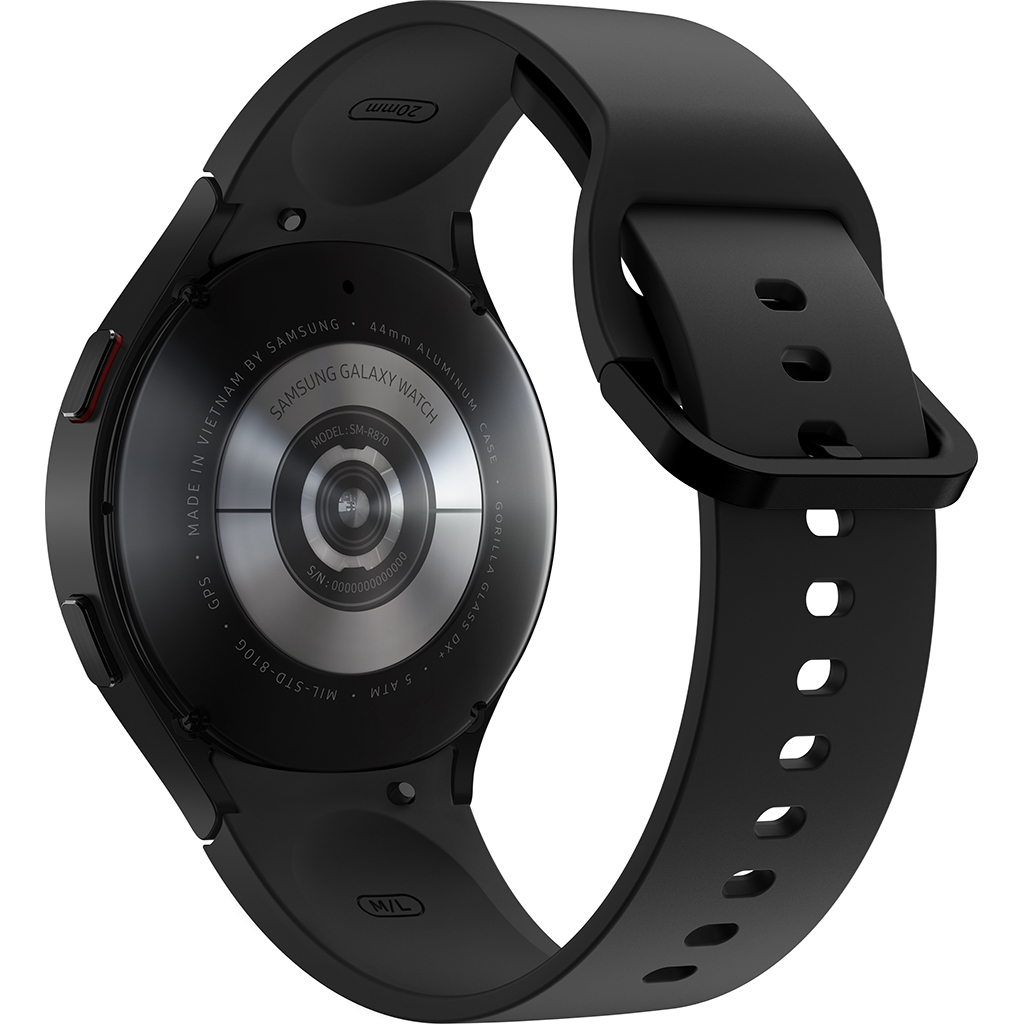 Đồng hồ thông minh Samsung Galaxy Watch4 Bluetooth 44mm Đen mặt sau