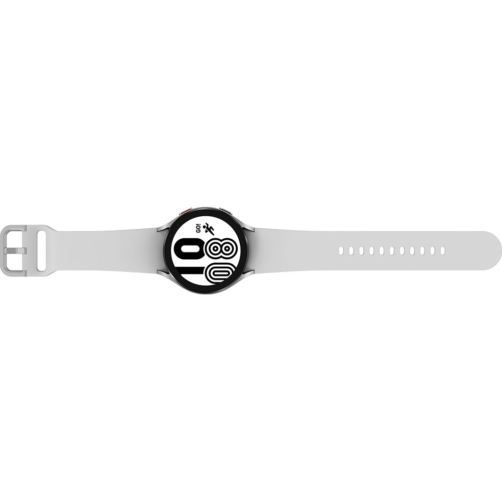 Đồng hồ thông minh Samsung Galaxy Watch4 LTE 44mm Bạc mặt chính diện