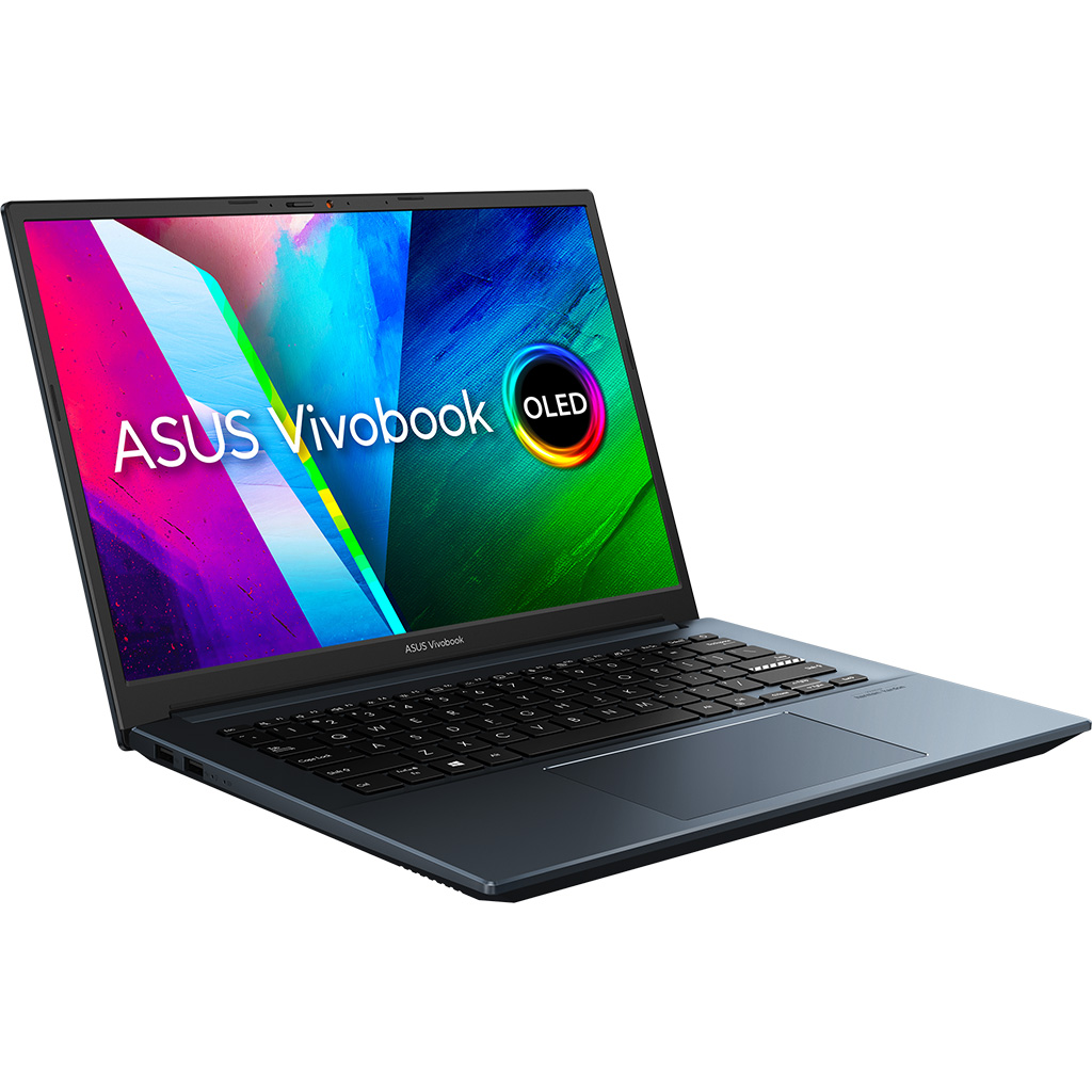 Laptop Asus Vivobook Pro M3401QA-KM040T R7-5800H mặt nghiêng trái