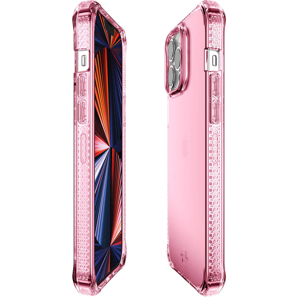 ITSKINS Spectrum Clear IP 1361LP – Cover Trasparente Rosa Per IPhone 13 – Leggera, Antigraffio, Protezione Antiurto