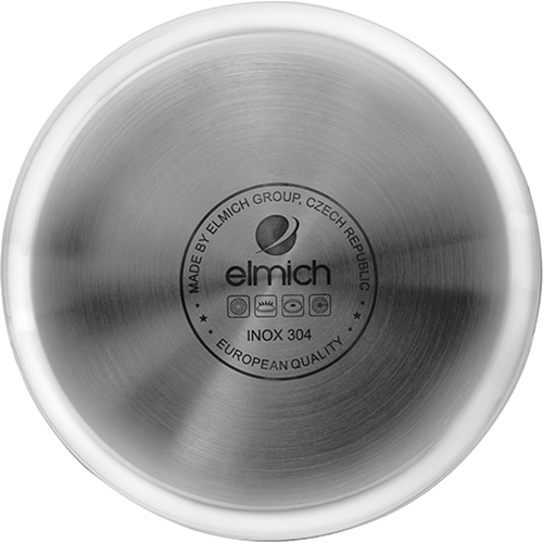 Quánh Inox 3 lớp cao cấp đáy liền Elmich Trimax XS EL-3745 size 16cm mặt đáy
