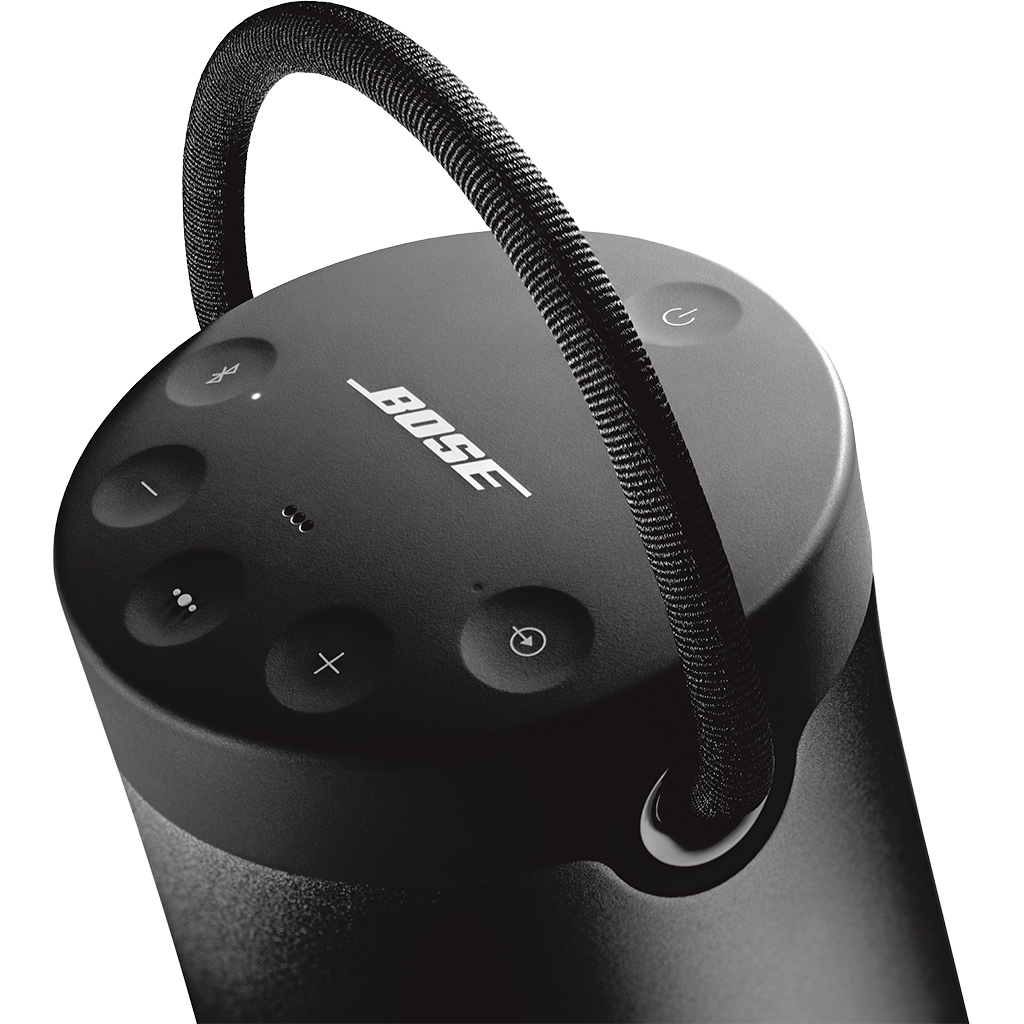 Loa Bluetooth Bose Soundlink Revolve Plus II Đen nút điều chỉnh