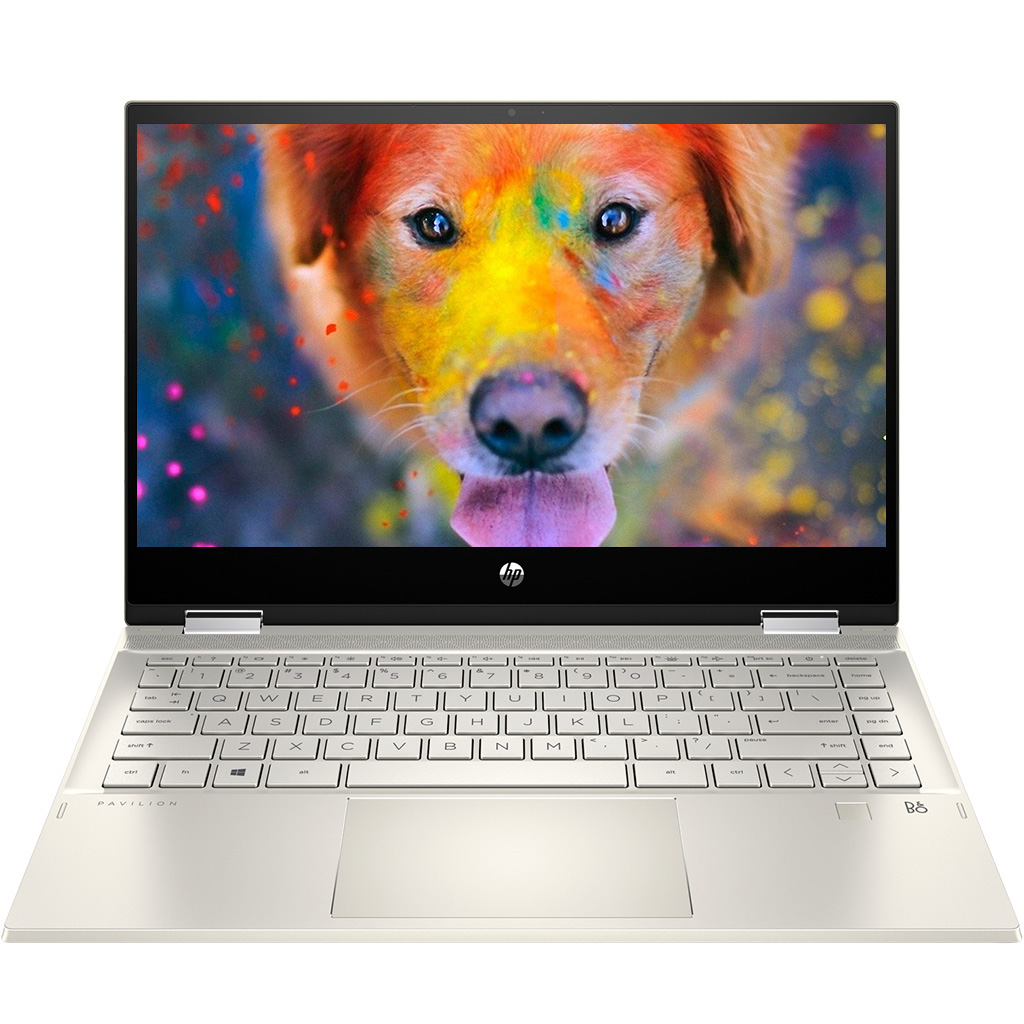 Laptop HP Pavilion X360 14-DY0076TU i5-1135G7 (46L94PA) mặt chính diện