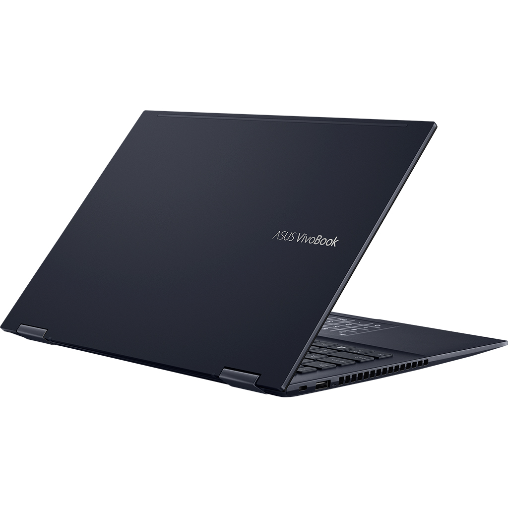 Laptop Asus Vivobook Flip 14 TM420UA-EC022T R5-5500U mặt lưng nghiêng trái