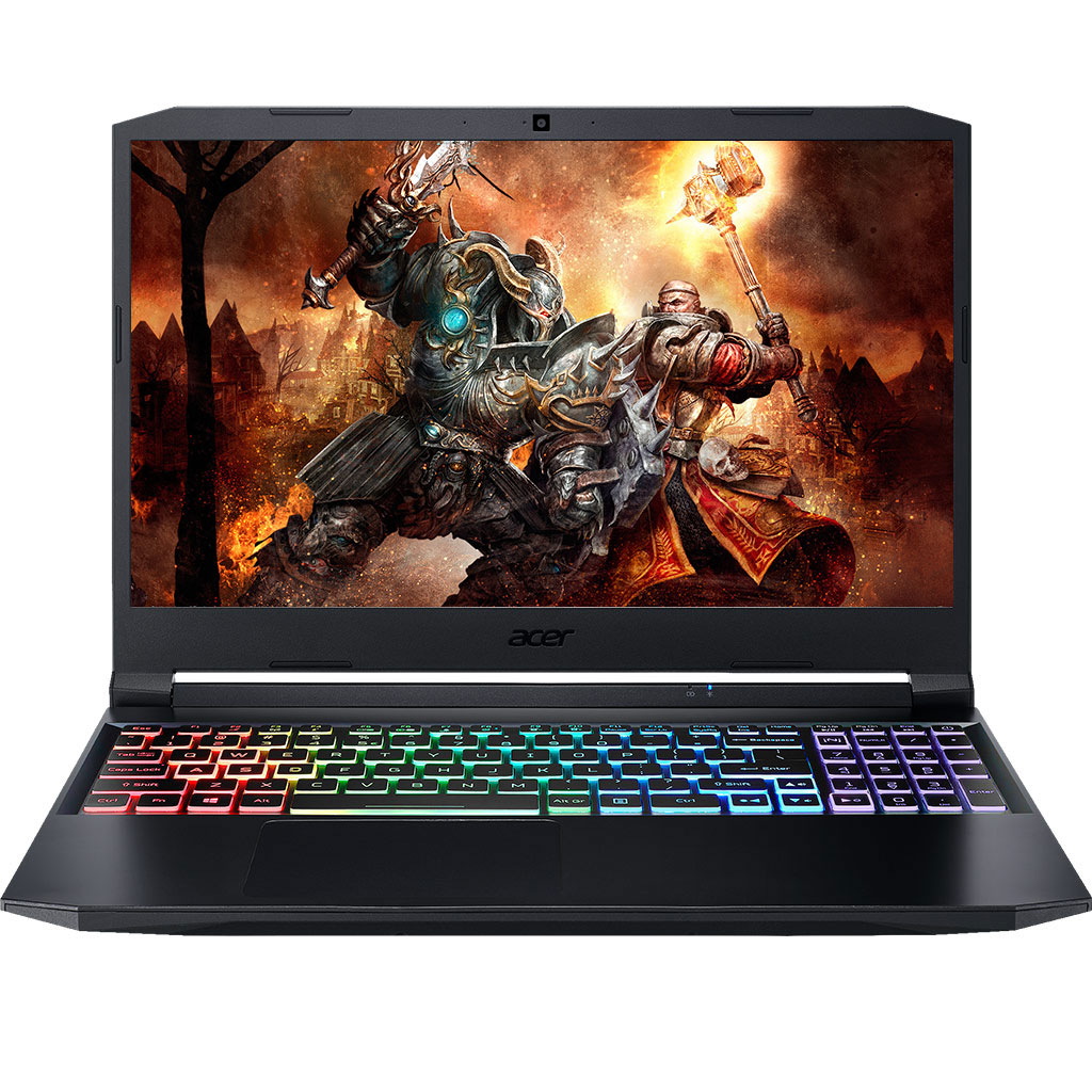 Laptop Acer Nitro 5 Gaming AN515-45-R6EV R5 5600H (NH.QBMSV.006) mặt chính diện