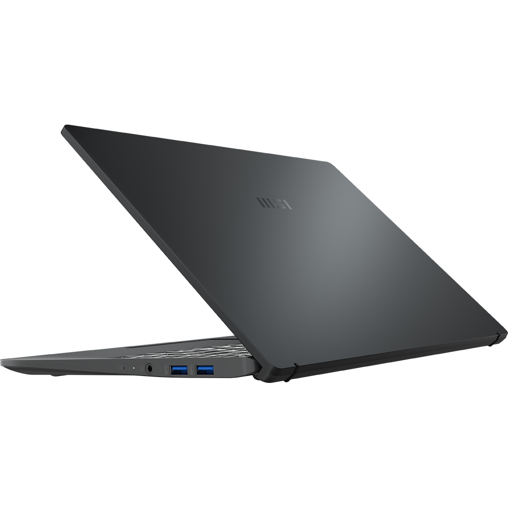 Laptop MSI Modern 14 B5M R55500U (204VN) mặt lưng nghiêng phải