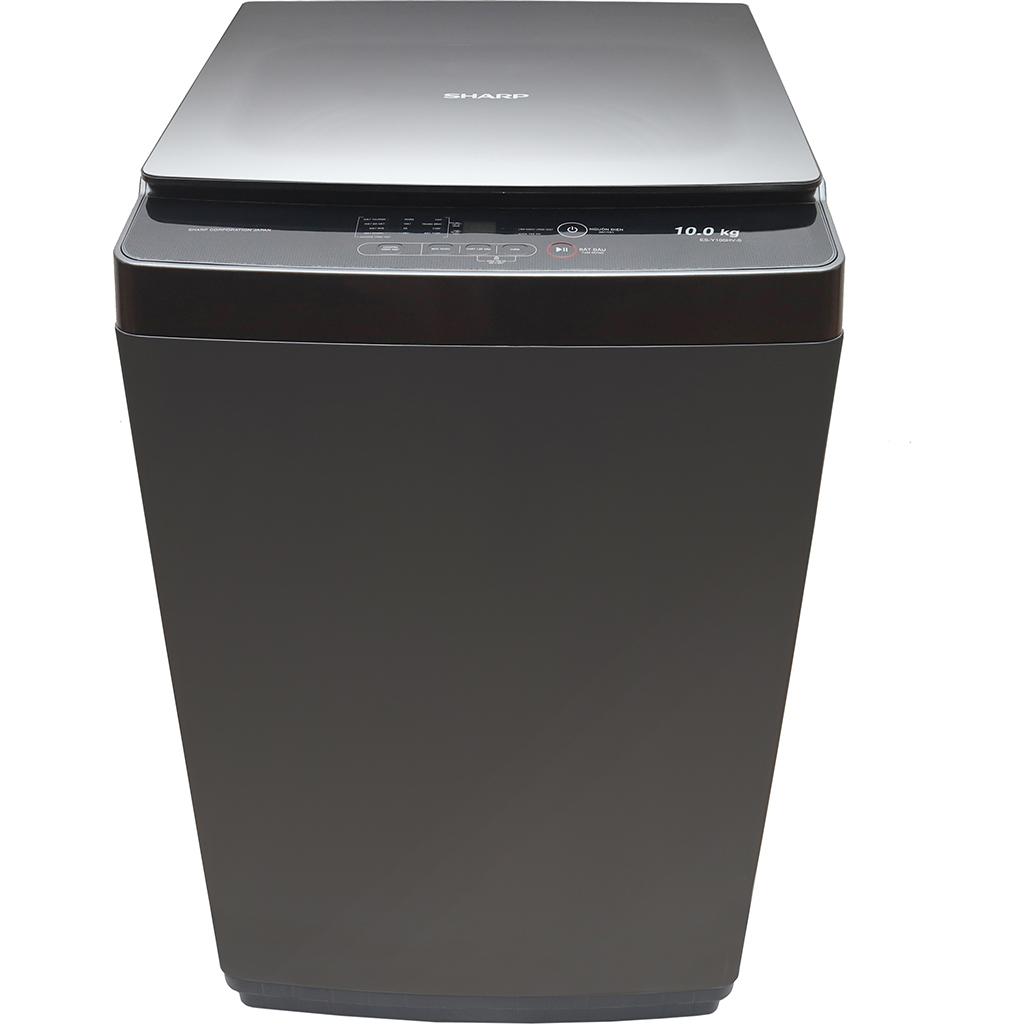 Máy giặt Sharp 10 kg ES-Y100HV-S mặt chính diện