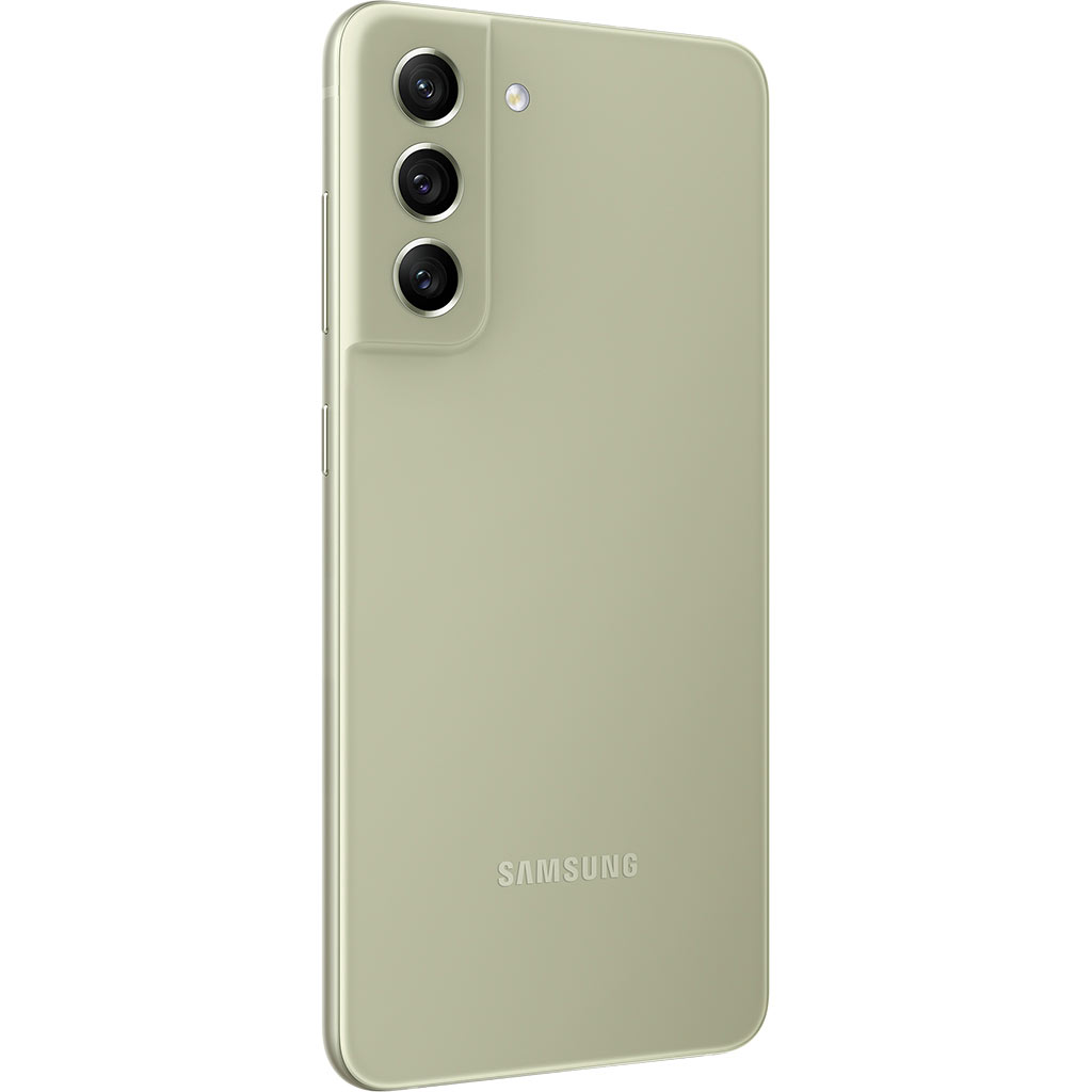 Điện thoại Samsung S21 FE 5G 8GB/256GB Xanh Lá mặt lưng nghiêng phải