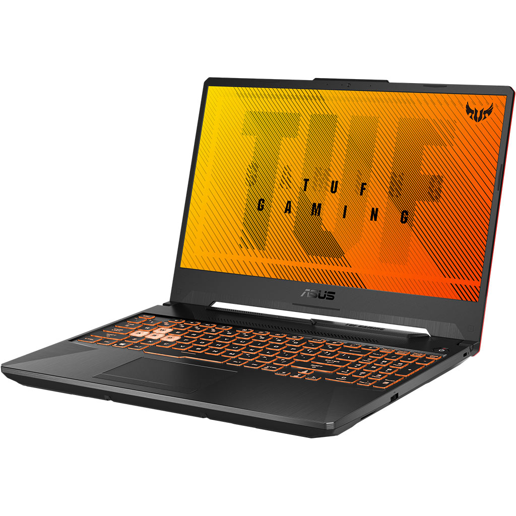 Laptop Asus TUF Gaming FX506LH i5-10300H (HN188W) mặt nghiêng phải