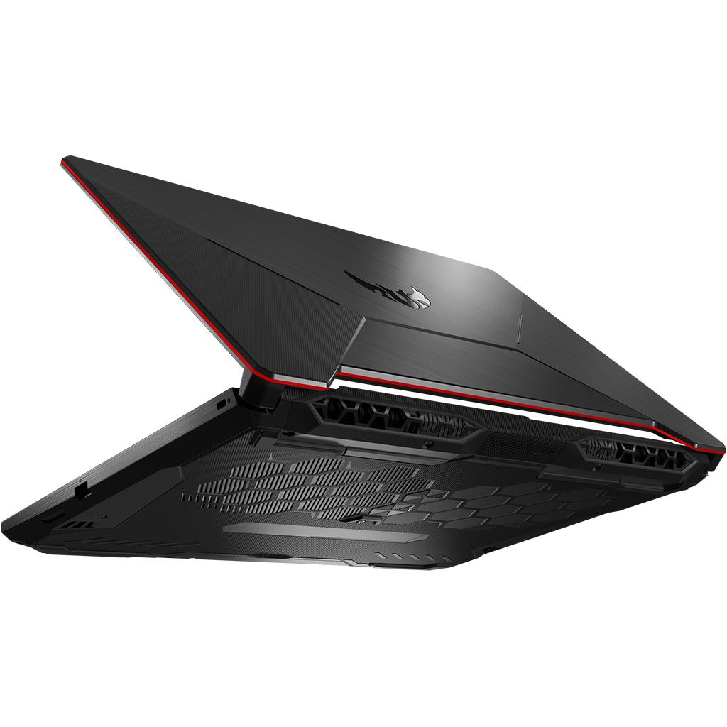 Laptop Asus TUF Gaming FX506LH i5-10300H (HN188W) mặt dưới nghiêng