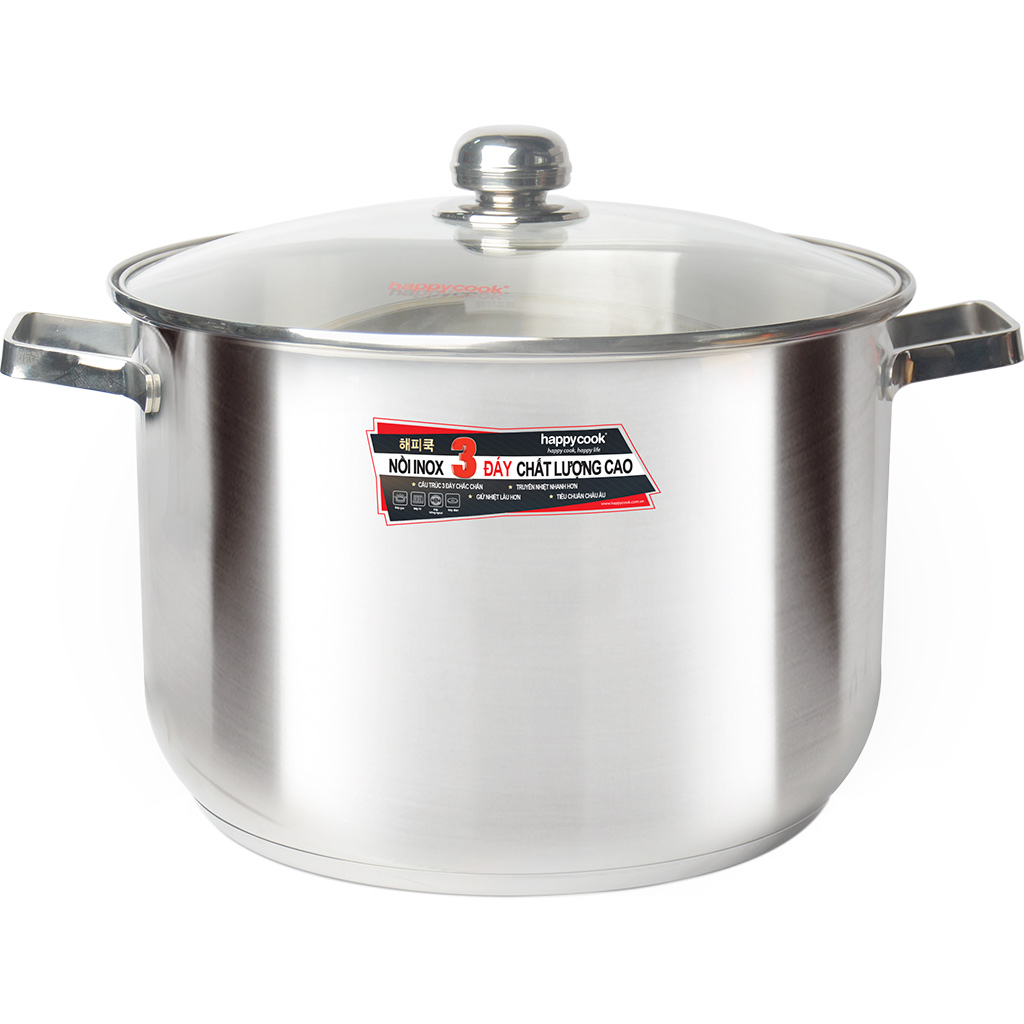 Nồi inox 3 đáy Happy Cook NC-32G