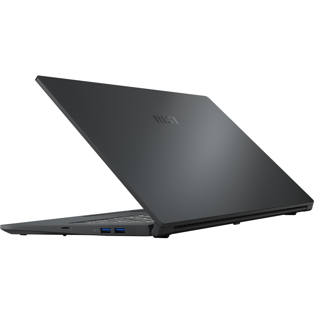 Laptop MSI Modern 15 A11MU-678VN i5-1155G7 mặt lưng nghiêng phải