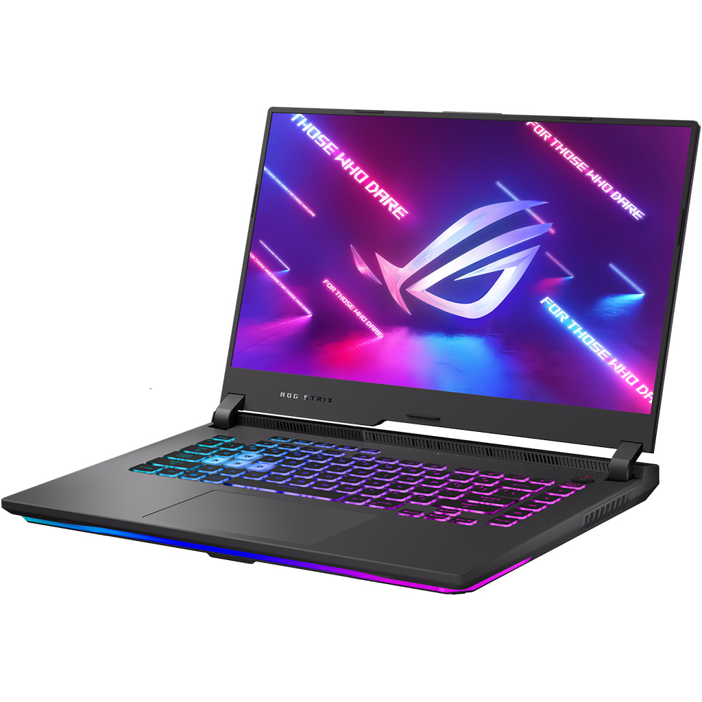 Laptop Asus ROG Strix Gaming G513IH R7-4800H (HN015W) mặt nghiêng trái