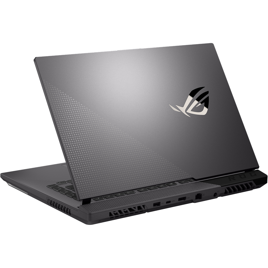 Laptop Asus ROG Strix Gaming G513IH R7-4800H (HN015W) mặt lưng nghiêng trái