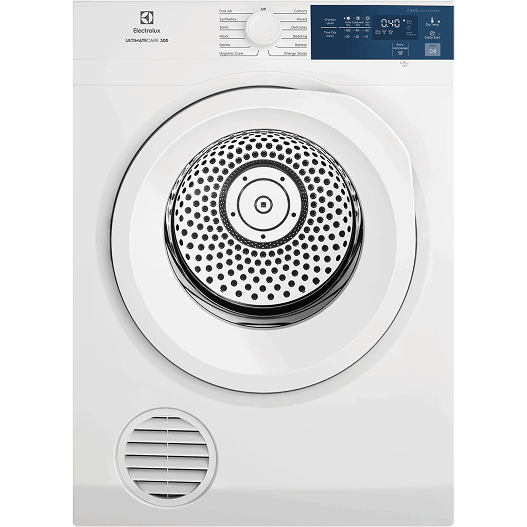 Máy Sấy Quần Áo Electrolux 7.5 Kg Edv754H3Wb Trắng